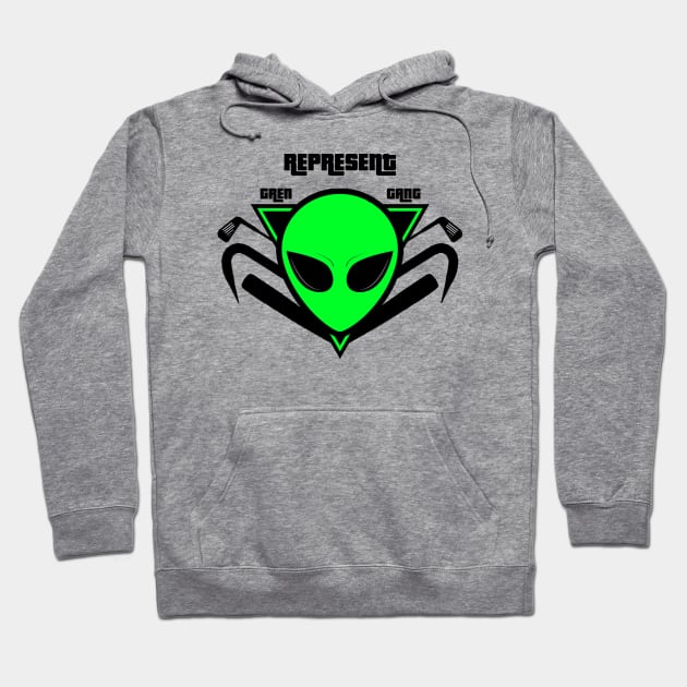 gta v green gang Hoodie by Mrmera